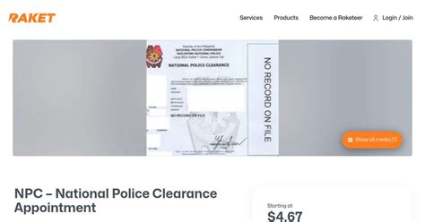 police clearance online appointment|npc admin log in.